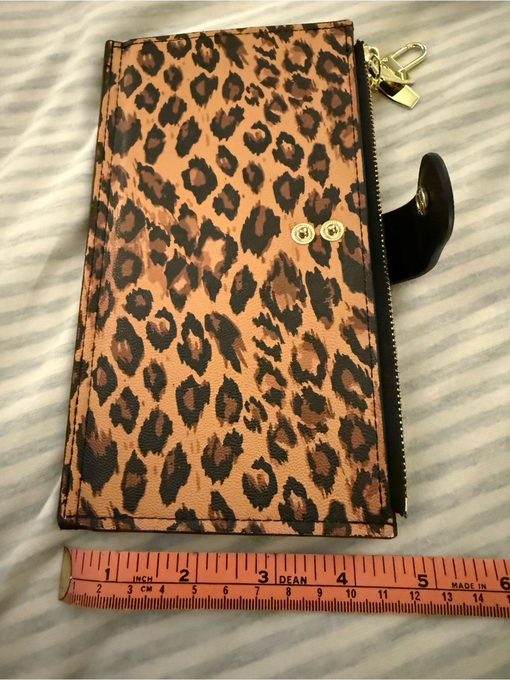 Leopard Print Wallet Clutch - Picture 7 of 10